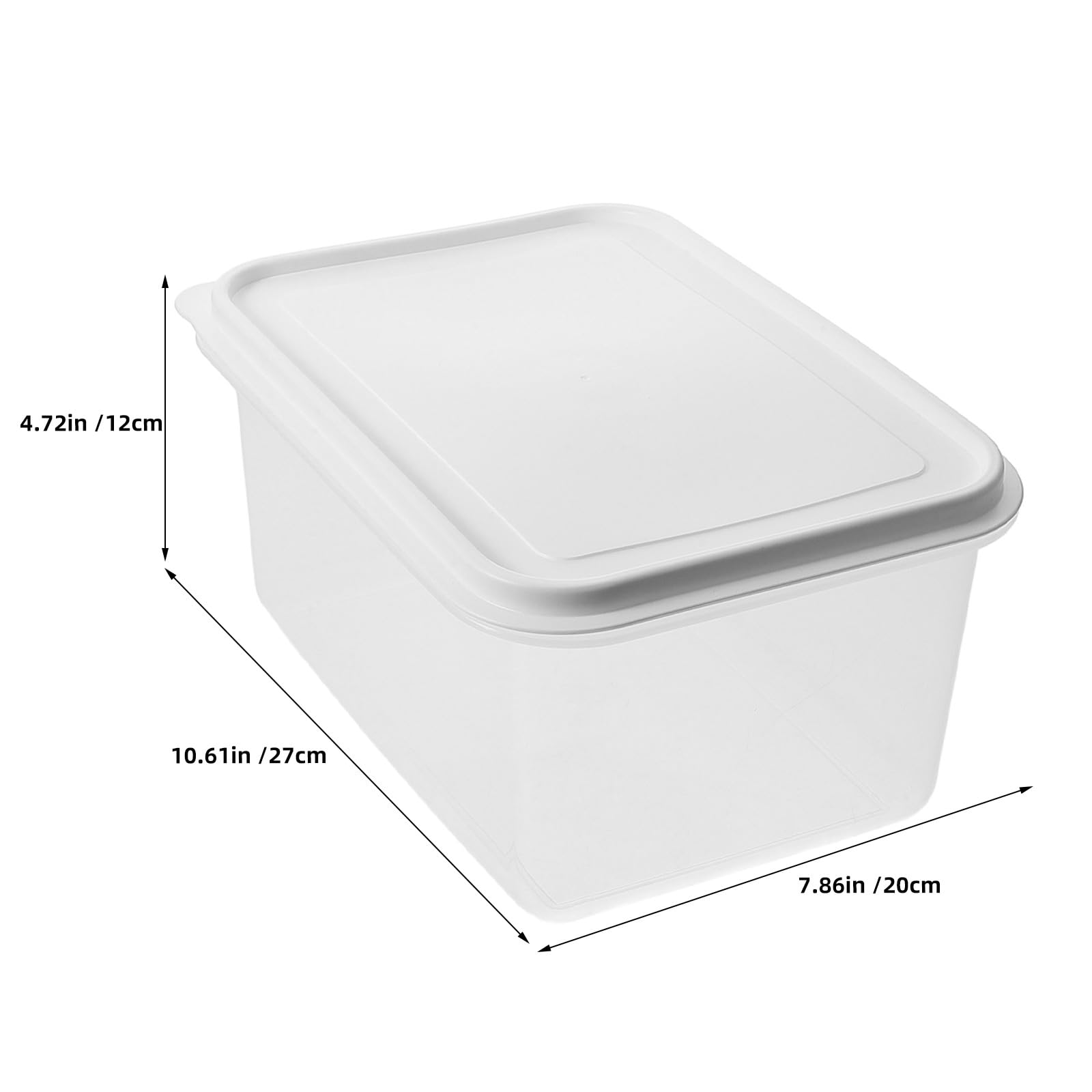 2 contenitori per la lievitazione dell'impasto della pizza: contenitore per la lievitazione dell'impasto della pizza da 4 litri/1,06 galloni con coperchio - contenitori per alimenti