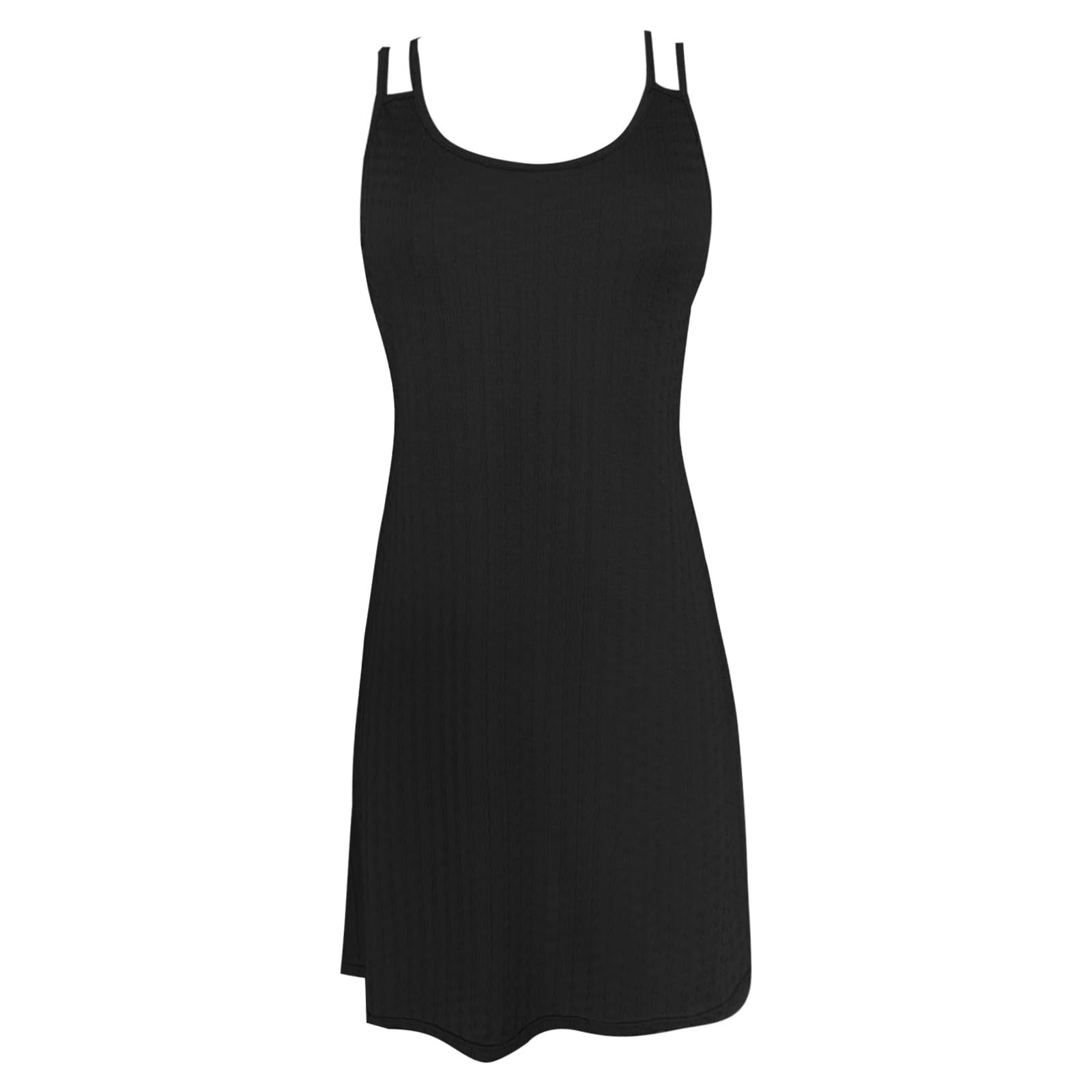 2026 Ample sans Manches col Rond Unie Femme Grande Printemps été Tenue décontractée élégante Confortable