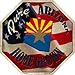 Smart Blonde Arizona Home Grown Metal Novelty Stop Sign BS-404