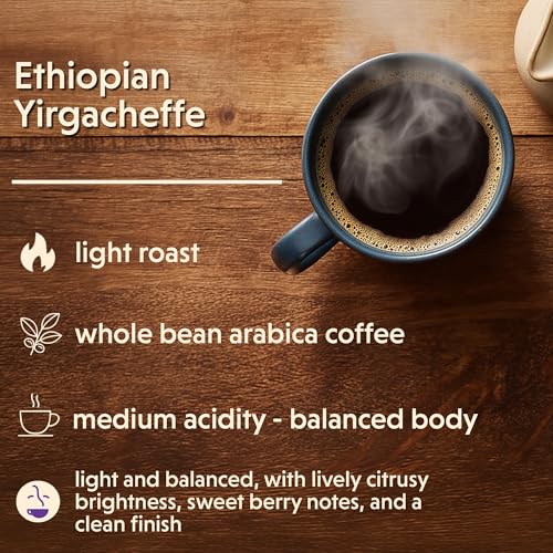 Ethiopian Yirgacheffe Light Roast 5lb