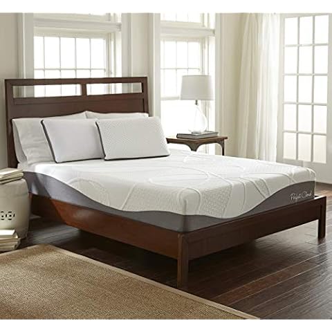 Perfect Cloud Made in The USA UltraPlush Charcoal-Infused 10-inch Memory Foam Mattress - Pressure Relieving - Bed-in-a-Box (Queen) Cover