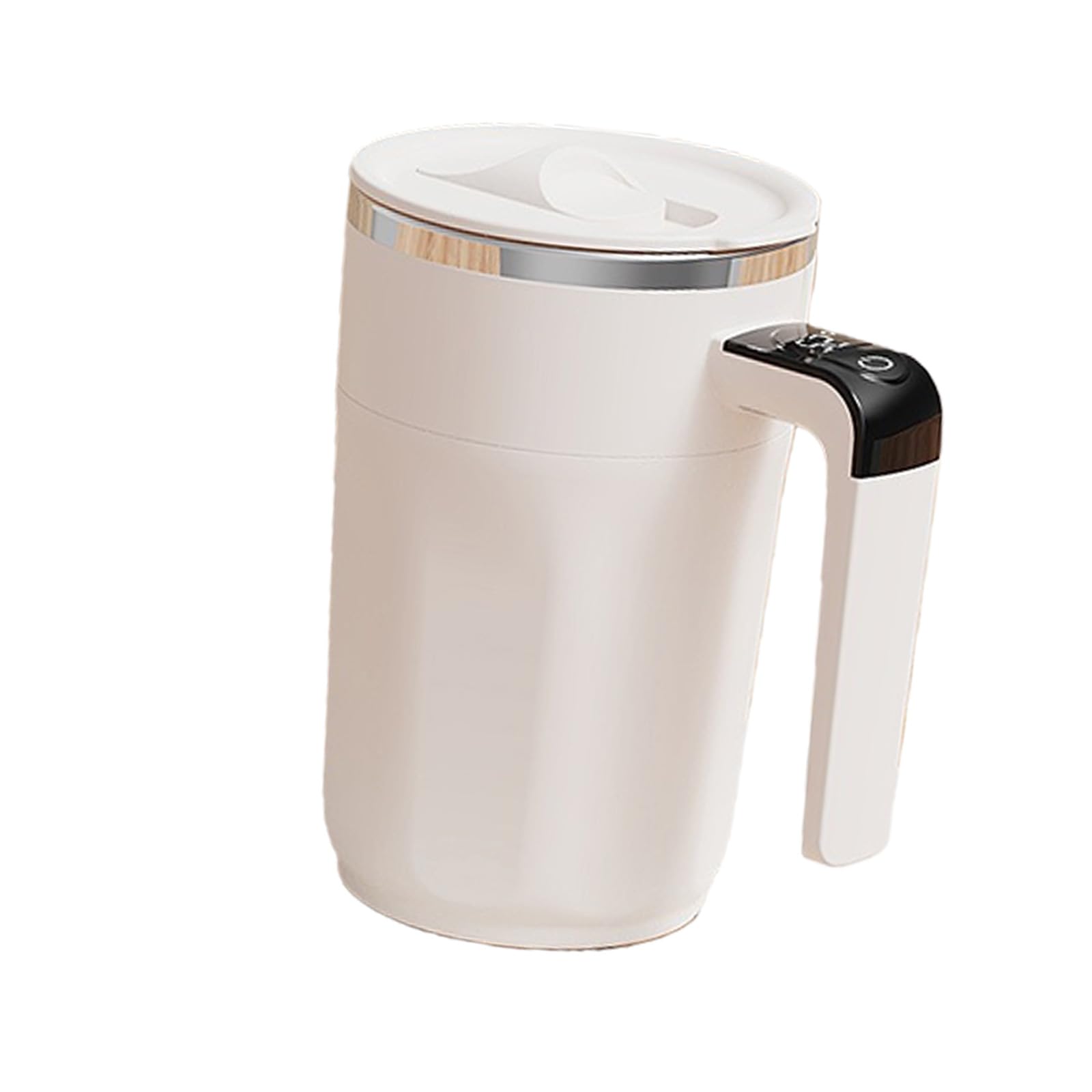 Nucelit 400ML Intelligent Coffee Mugs with Built in Digital Display Automatic Stirring and Temperature Control 316 Nonrust Steel Digital Display Stir Cup