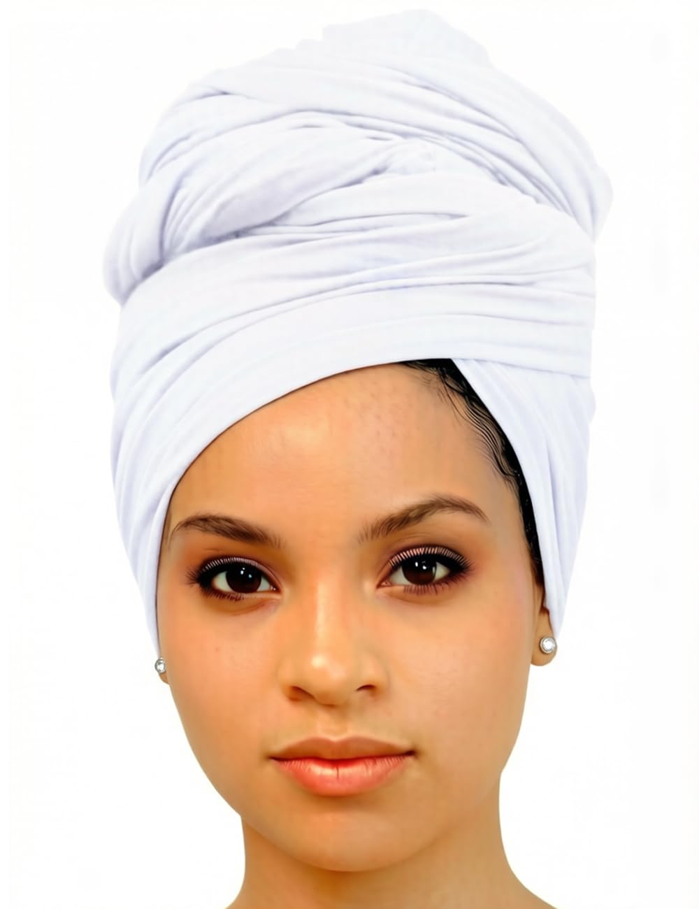 Women Jersey Headwrap Turban Hijab Headscarf Beach Sarong Scarf Party Shawl Wrap