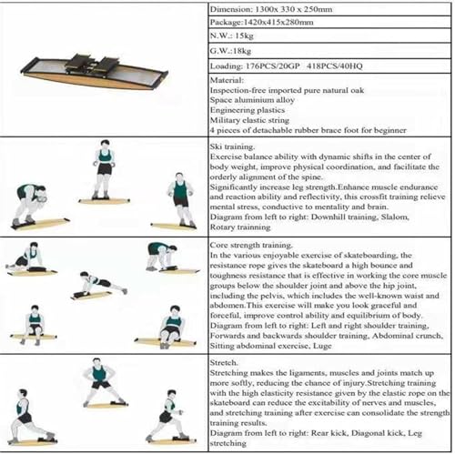 Image of Ski Simulator，Ski Machine， Multifunction Cardio Exercise Machine for Indoor Beginner Gym Waist Strength Training