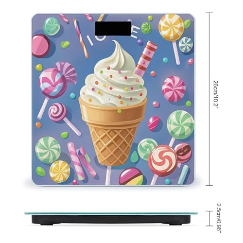Báscula digital de baño Ice Cream and Candy miniatura 2