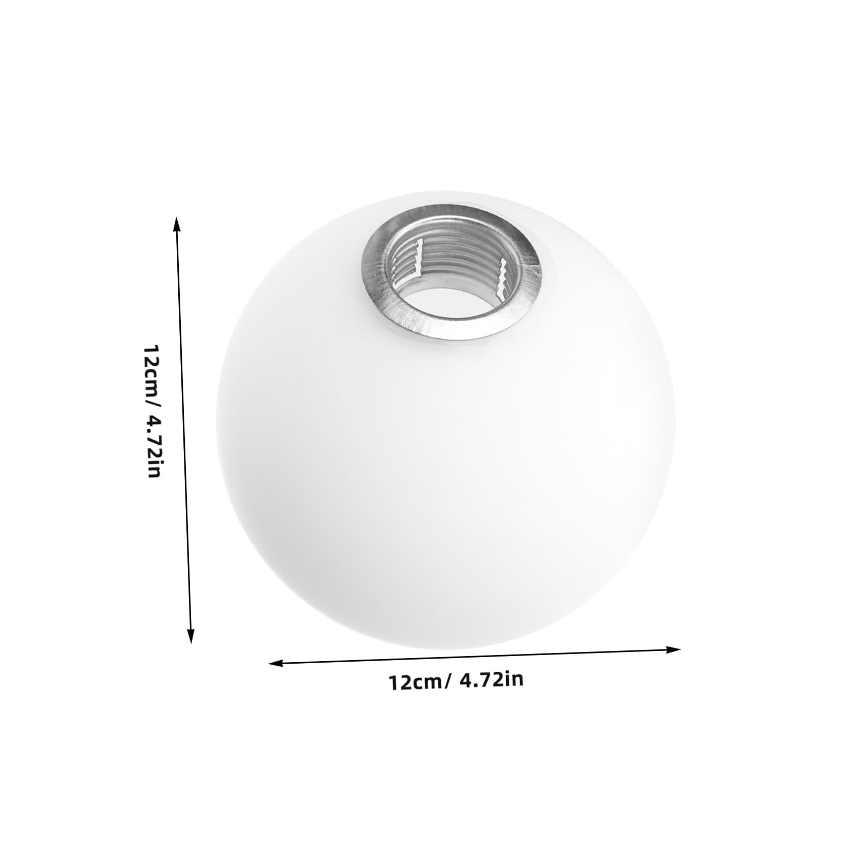 OSALADI Abat-Jour Globe en Verre 120 MM pour Lampe Suspendue Intérieur Chambre et Jardin Remplacement Abat-Jour G9