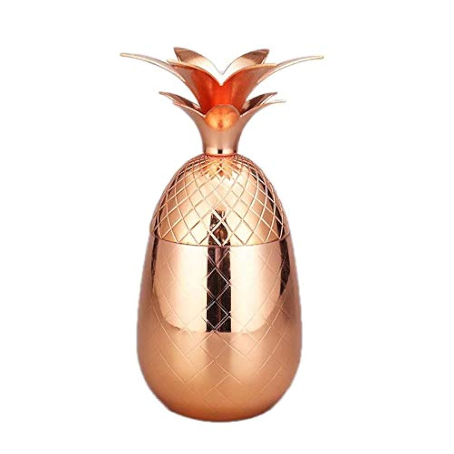Pineapple Tumbler Moscow Mule Mugs 500ml Beer Copper Mug Stainless Steel Cup Cocktail Cup Wine Glass Drinking Bar Tool