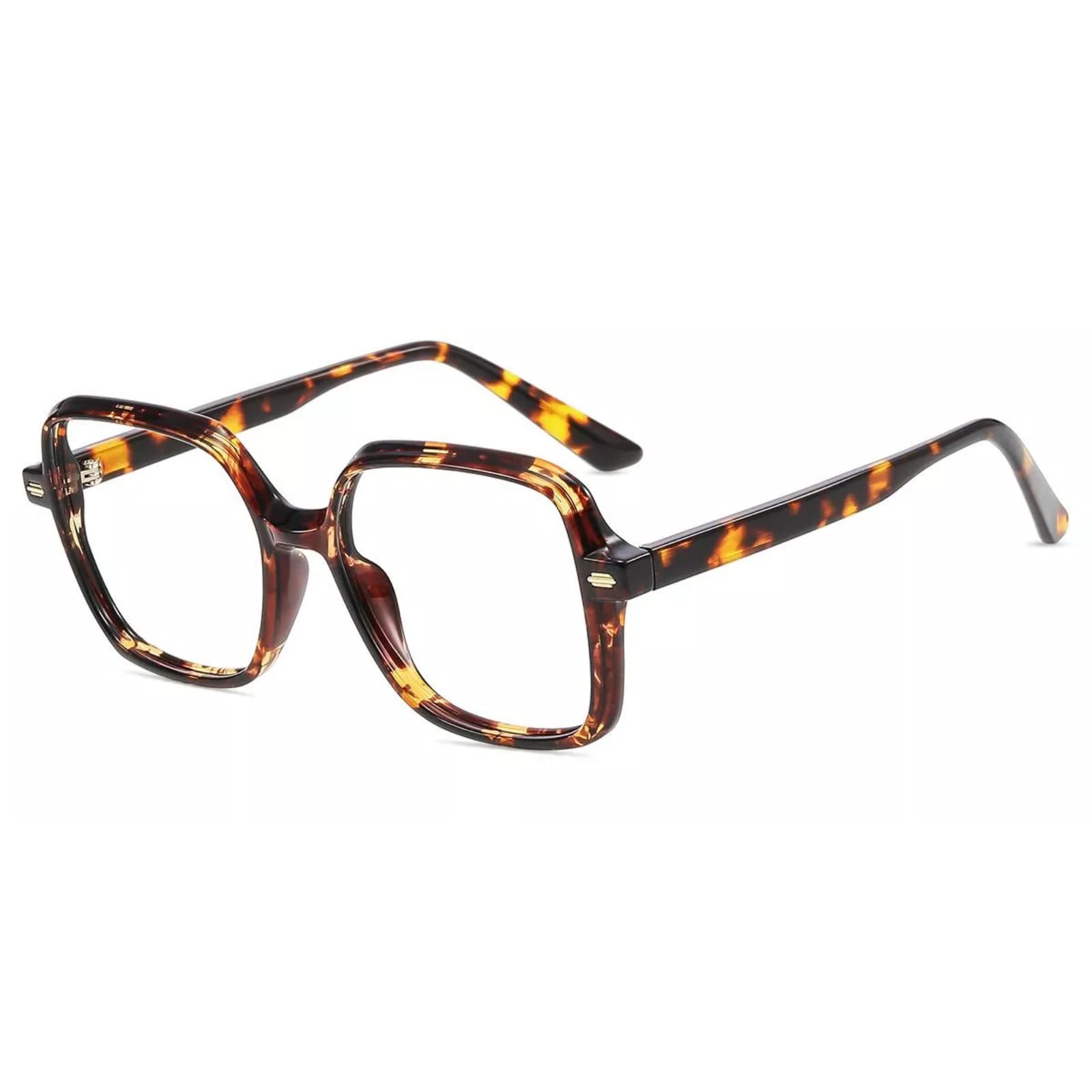 Firmoo Blaulicht Brille ohne Sehstärke Damen Herren Quadratische Rahmen Anti-Glanz Entspiegelte Blaulichtfilter Computer Brille TR90