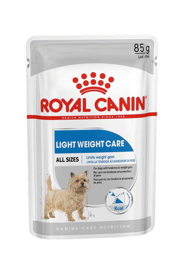 Royal Canin Light Weight Care Mousse | 4er Pack | 4 x 12 x 85 g | Alleinfuttermittel für Hunde | Ab dem 10. Lebensmonat