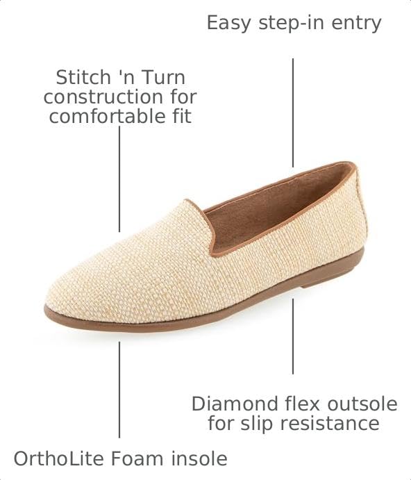 Image of Aerosoles Women's Betunia Slip-On Loafer with Memory Foam Footbed