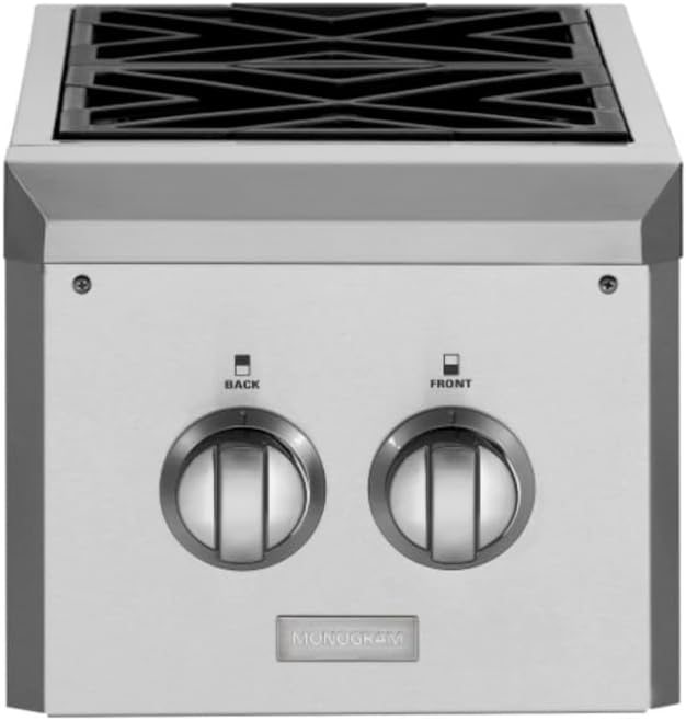 Windproof Covers 13” Heavy Duty Premium Quality Grill Cover to fit GE Monogram Double Side Burner Built-in