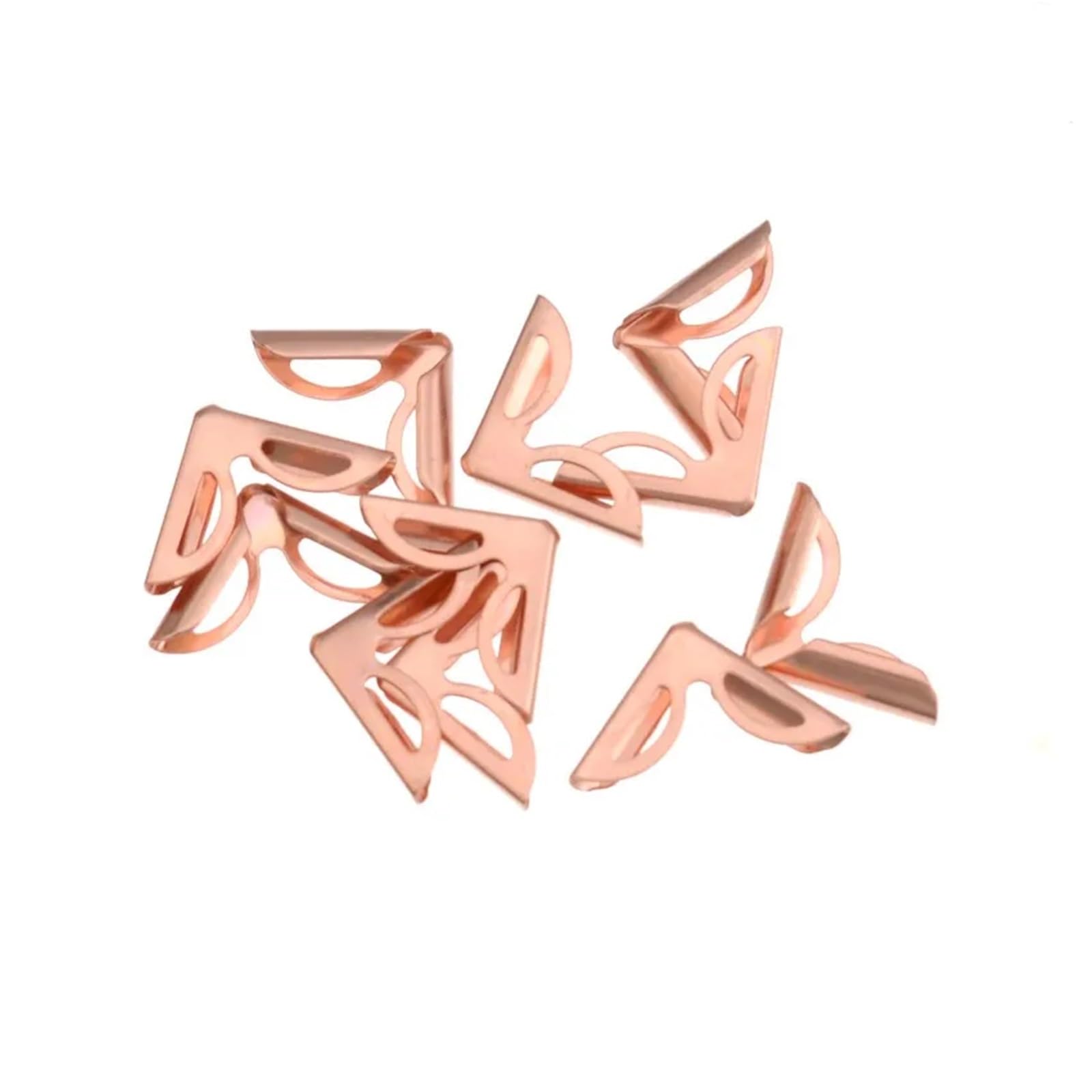 Angoli per foto, 500 pezzi, per album di ritagli, menù, cartelle, angoli protettivi (spessore 5 mm), 23 x 16 mm (grigio)