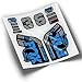 Adesivi Forcella Fox 36 Factory Ebike 2021 Bicolore WP428 Blu 517