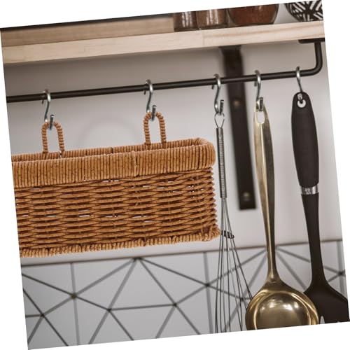 Paniers suspendus en rotin lot de 3 pour décoration murale