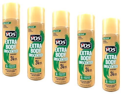 VO5 Crystal Clear Hairspray sin aroma 8.5 oz pack 5