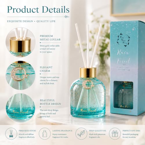 Reed Diffuser Set, Pretty Valley Home Difusor miniatura 6