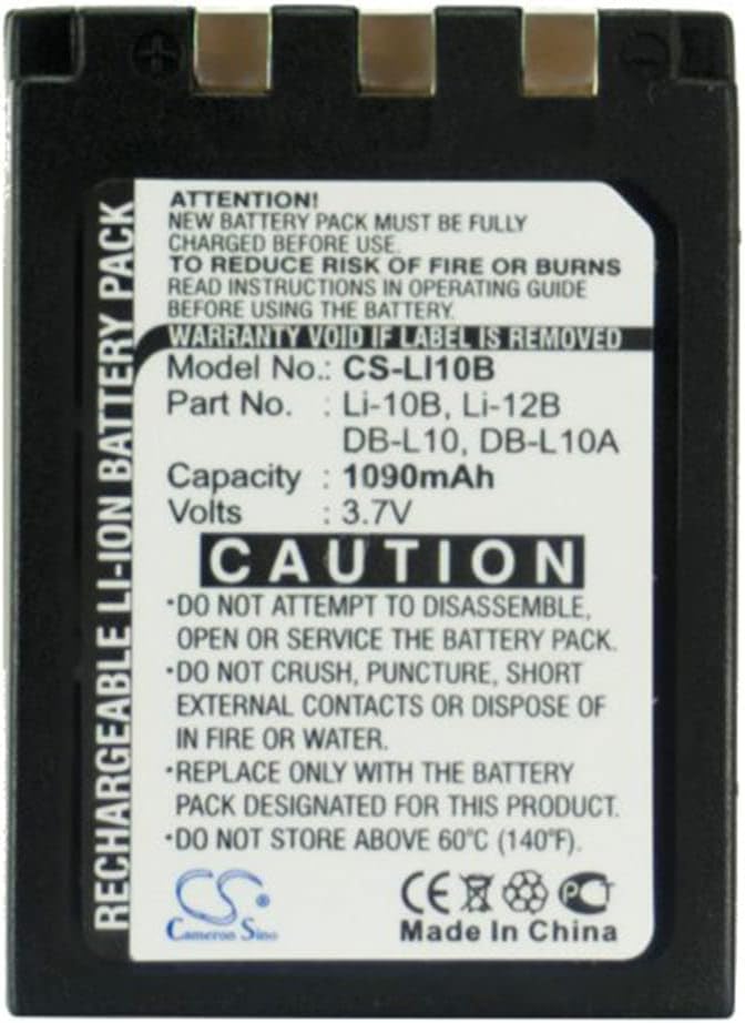 VI VINTRONS 1090mAh Battery for Olympus Camedia C-770 Ultra Zoom, u-40 Digital, 25 Digital