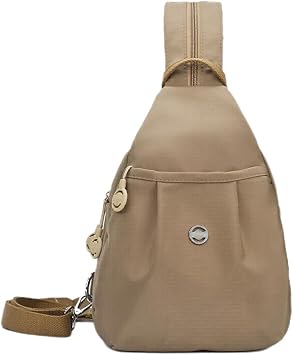 hoehew 3 in 1 Convertible Travel Tote Backpack Commuter Bag Waterproof Oxford Fabric, Large Capacity Crossbody Shoulder Bags khaki | womens travel bag