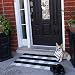 The Original Outdoor Porch Rug - Checkered Door Mat for Layering with Welcome Mat, Outdoor Buffalo Check Door Mat, Rugs Door Buffalo Plaid Door Mat, Black and White Door Mat Front Door Rug Mats