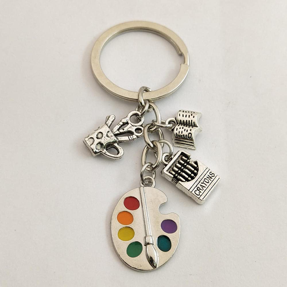 HEYOMI 3 Pezzi Portachiavi Regalo Maestra fine Anno, Regali dell'insegnante Grazie Maestre Idee Regalo per Insegnante Professoressa Regali di Laurea Regalo Maestra asilo Elementare Medie