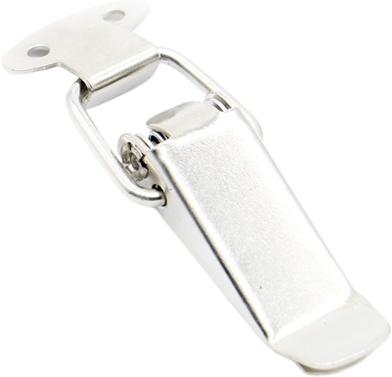 Compatible 4-Pack Spring Loaded Toggle Latches, Iron Hasps for Cabinets, Sliding Doors & Furniture Hardware(4Pieces J107 Locks)