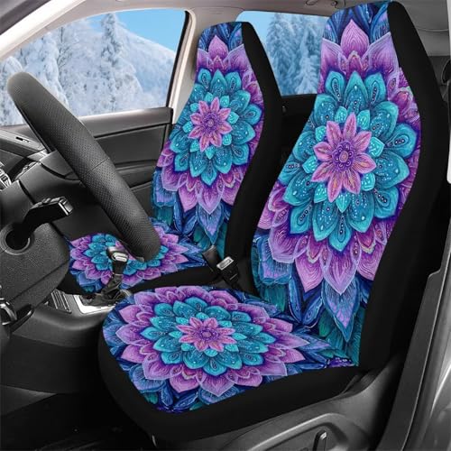 Housse couverture couvre sieges 52x138cm pourpre pour camionnette et SUV