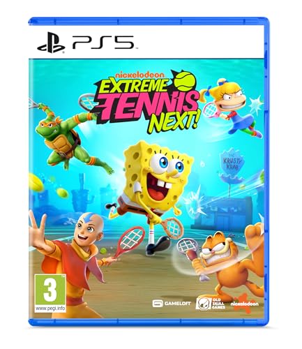 Nickelodeon Extreme Tennis PS5 jeu vidéo de tennis cartoon enfant et adulte