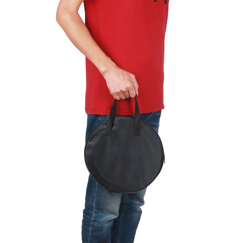Bobique Almohadilla de práctica de batería de 10 pulgadas con bolsa de transporte para entrenamiento