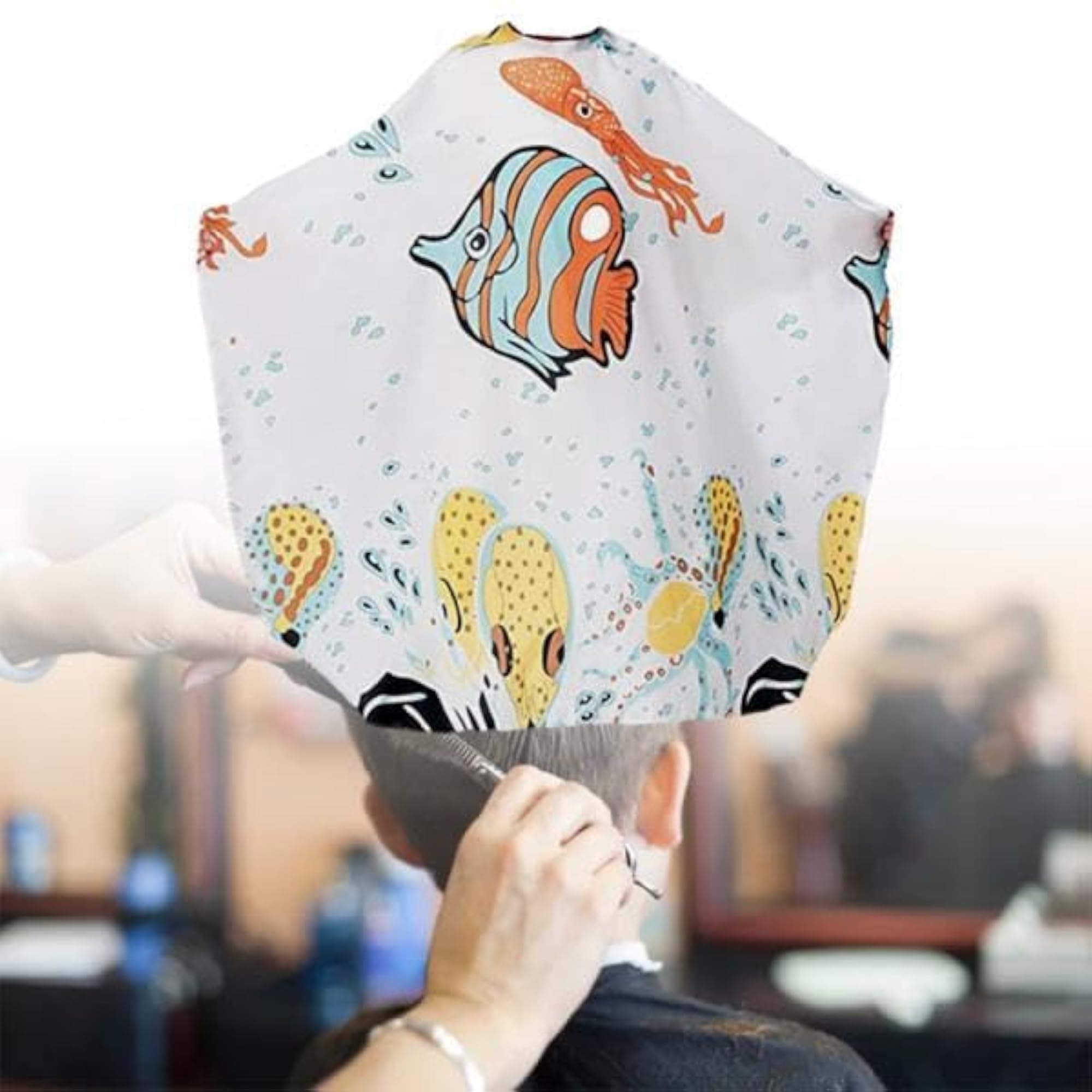 Kids Barber Cape Cartoon Hair Cutting Cape