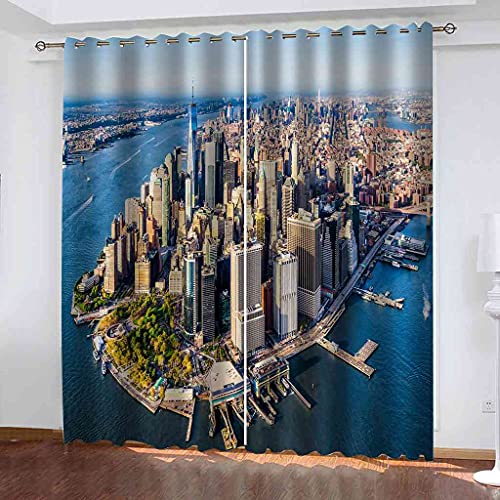 Rideaux occultants enfant 3D marina pour transformer le salon et la chambre - 2