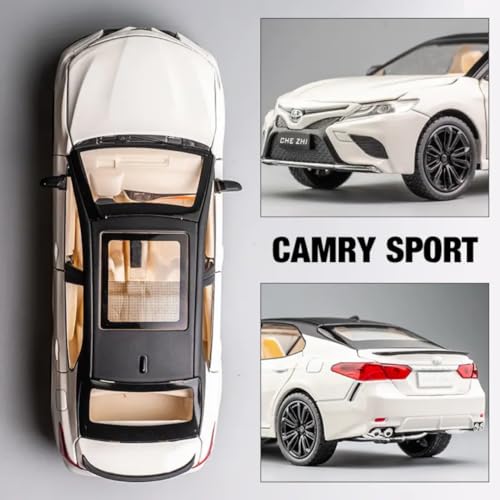 Image of 1:24 Toyota Camry Die-Cast Model Toy Car - Premium Alloy Metal Sedan with Pull-Back Action, Openable Doors & Realistic Interior