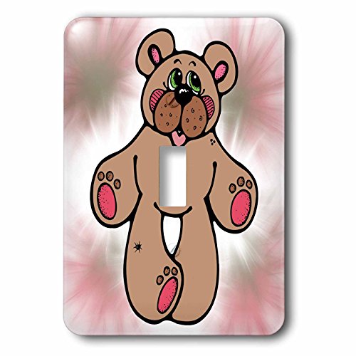 Interrupteur à bascule ourson 3dRose pour décorer une chambre de bébé - 2