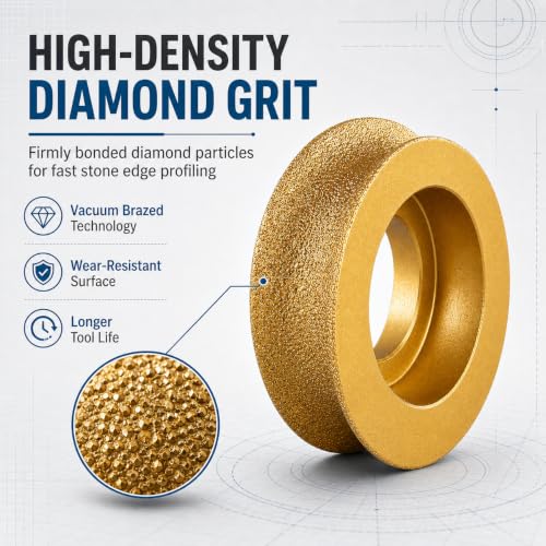 Muela de diamante para amoladora angular ideal para dar forma a encimeras 5