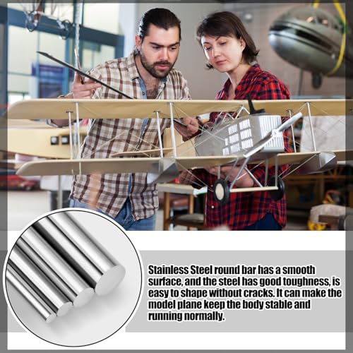 Tandefio CLO-TANDEFIO-1261 5 Pcs 316 Stainless Steel Round Rod thumb #4