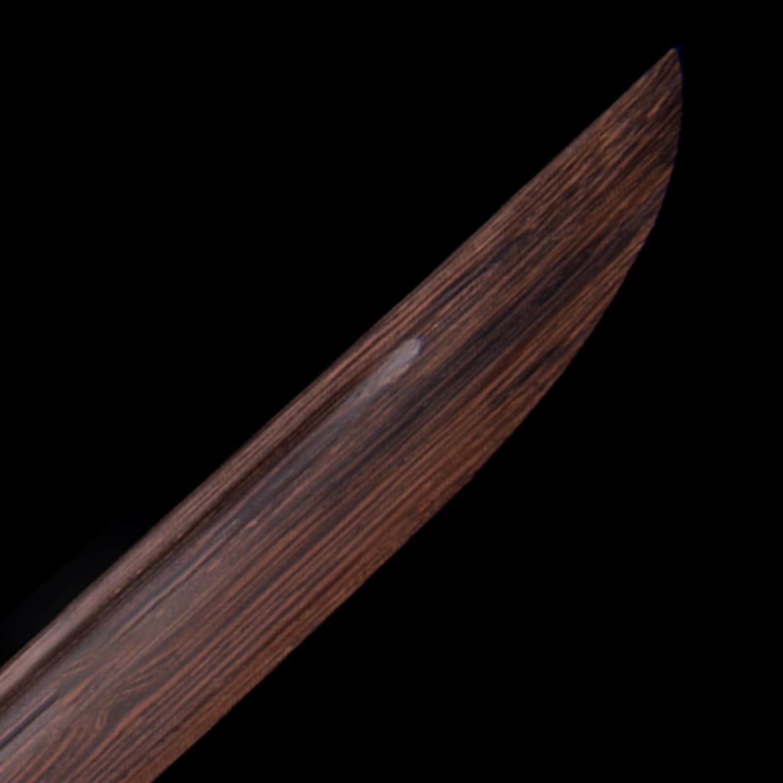 Katana de Madera Palisandro Natural 103cm Bokken Hecho a Mano para Cosplay Kendo