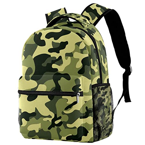 Sac à dos de voyage militaire ergonomique à motif camouflage
