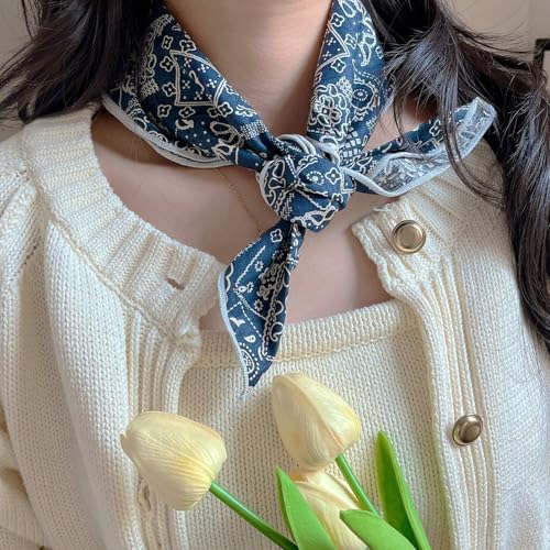Soft Fashion Scarf for Women Lightweight Neck Tie Versatile Hairband and Purse Accessory Stylish and Comfortable4