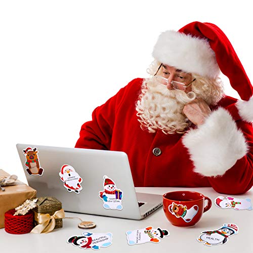 Bloc-notes de Noël lot de 32 mini cahiers d'hiver en 8 styles pour notes et bureau - 6