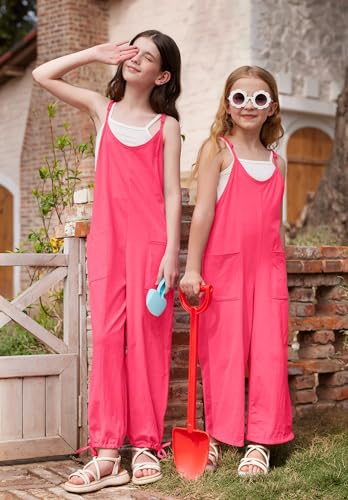 Mameluco largo con bolsillos para niñas dile adiós a la ropa incómoda al jugar 5
