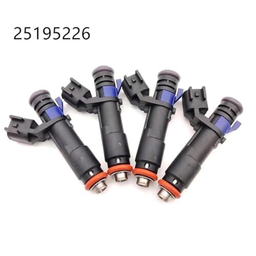 4 Pezzi Iniettore Carburante 25195226 H176G0G114 Componente Per Buick Per Chevy Ugello A Fori Accessori Per Iniezione Parti Iniettori per auto