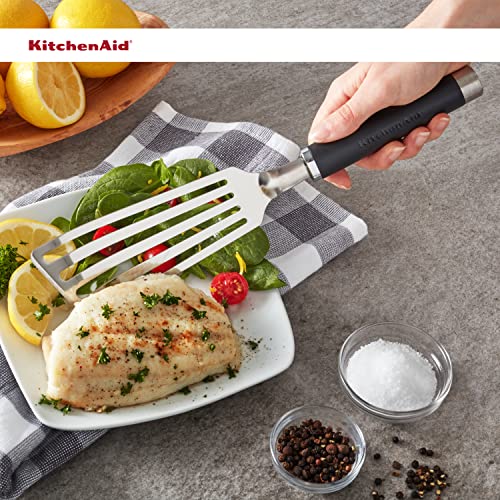 Kitchenaid Gourmet Stainless Steel Flex Turner, One Size, Black #TOP5