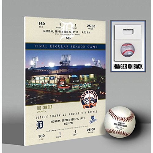 Mini-Mega Ticket Detroit Tigers souvenir match de baseball Stadium