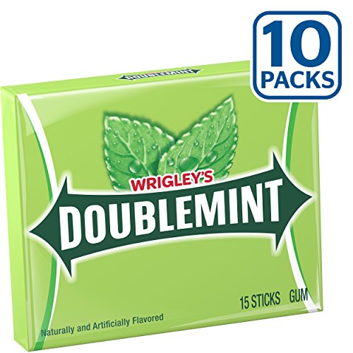 Wrigley's Doublemint Chewing Gum, 15 Piece, Pack of 10 - image 4