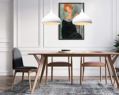 Ceiling Lighting Modern White Metal Pendant Light Shade Chandelier Lighting E27 Base