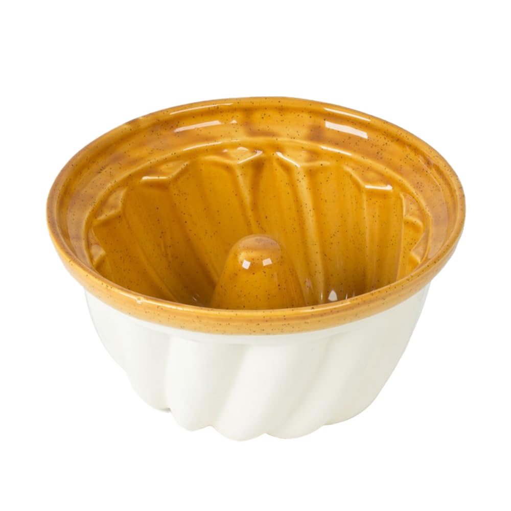 BECK RENE MOULE À KOUGELHOPF 22CM DROIT JAUNE PORCELAINE 4521.5 CM³