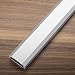 Produktbild Design Kabelkanal 1100 x 50 x 20 mm silber eloxiert mit Platz für viele Kabel Kabeldurchführung Kabelhalter Design trifft auf Funktion von SCHÜCO ALU COMPETENCE