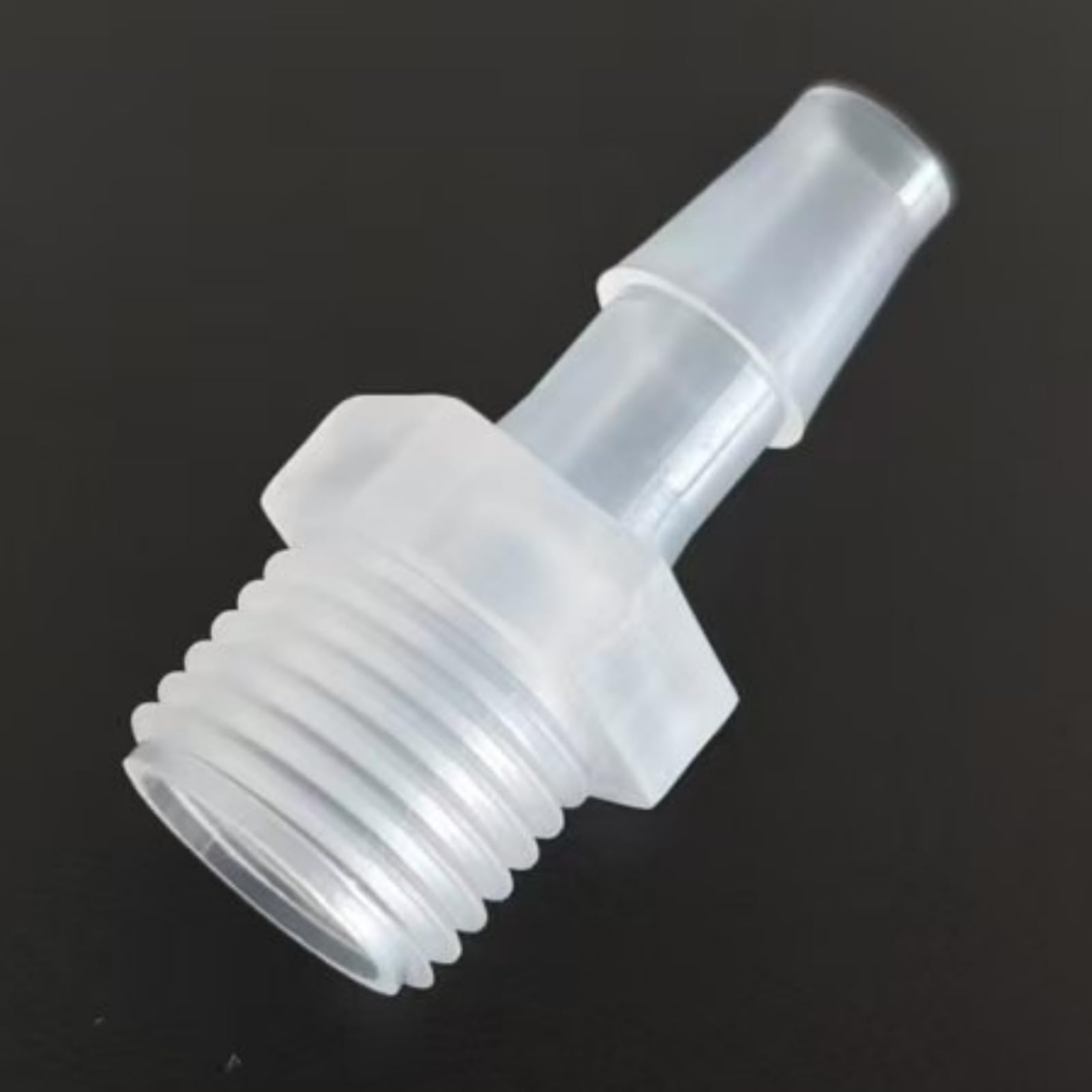 1/4" Barb to 1/4G Male Thread Adapter - 25PCS Durable PP Reusableplastic Hose Barb Fittings for Fuel, Liquid, and