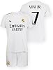 Real Madrid Home Jersey 25/26 for Children - Size 116 to 164 - Season 2025/2026 - Official Kids Fan Product - Home Jersey