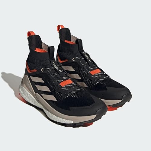 Miniatura 6 de Adidas Terrex Free Hiker 2.0 - Tenis Para Hombre, Negro Beige Maravilla Naranja Semiimpacto, 7, Negro Beige Maravilla Naranja Semi Impacto, 40 Eu