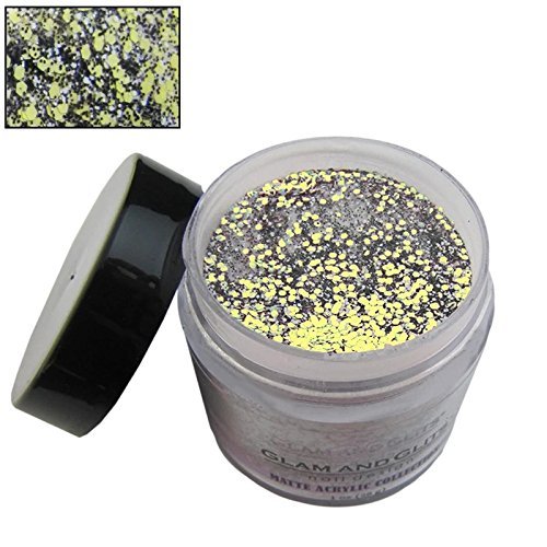 Glam and Glits - MATTE Nail Acrylic Color Powder For Manicure or Pedicure - (MAT608 - Lemon Twist)